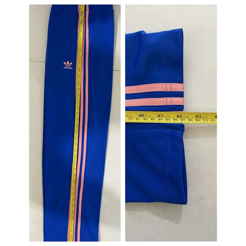 Men's Adidas Originals Adicolor Classics Firebird Tracksuit Blue Pink Size XL